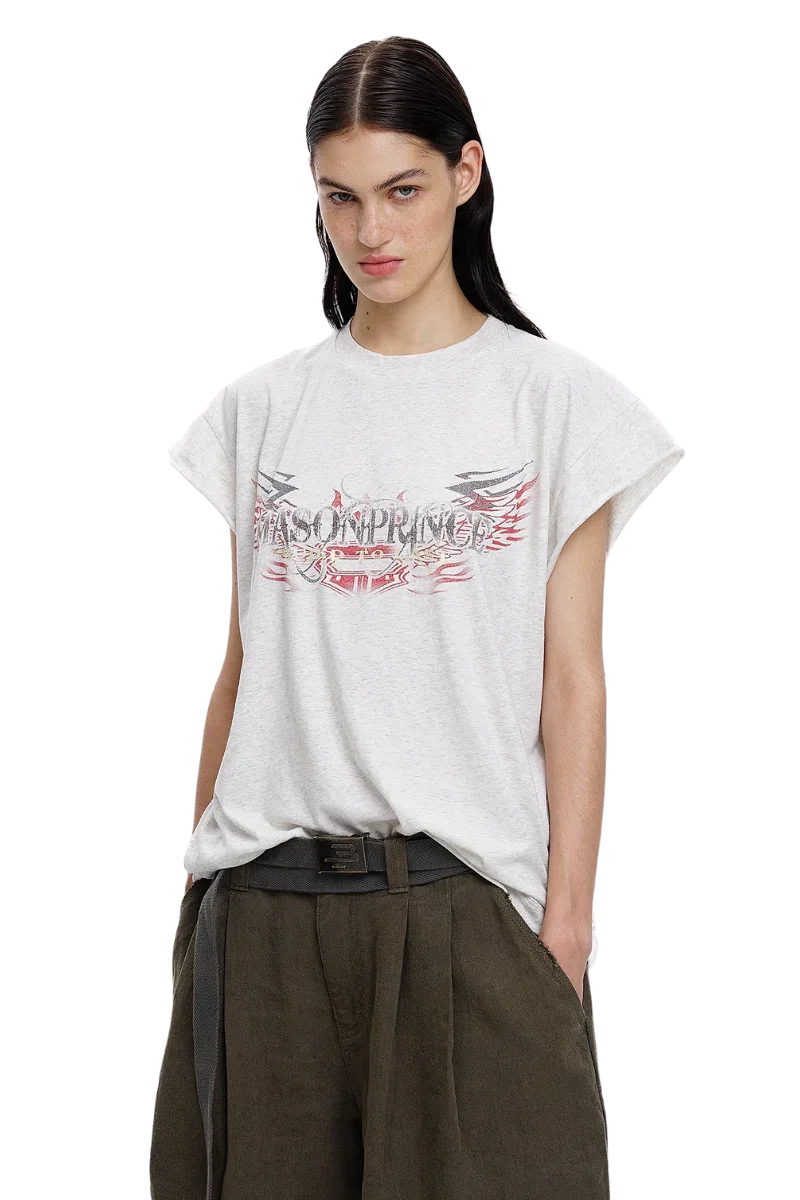 MasonPrince Light Harley Print Short Sleeve Tee