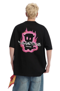 Dangerous People Little Devil Flamed Tee - ShaLaoBan
