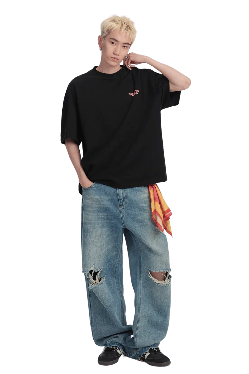 Dangerous People Little Devil Flamed Tee - ShaLaoBan