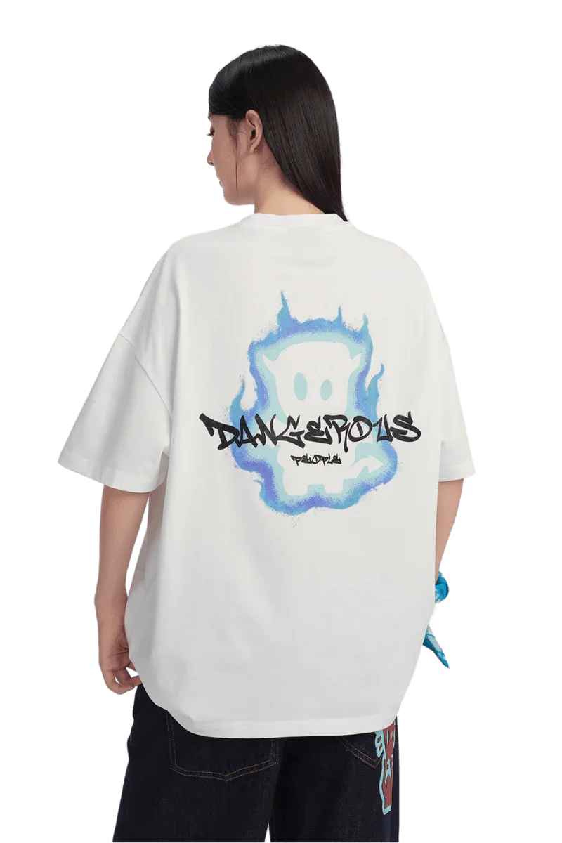 Dangerous People Little Devil Flamed Tee - ShaLaoBan