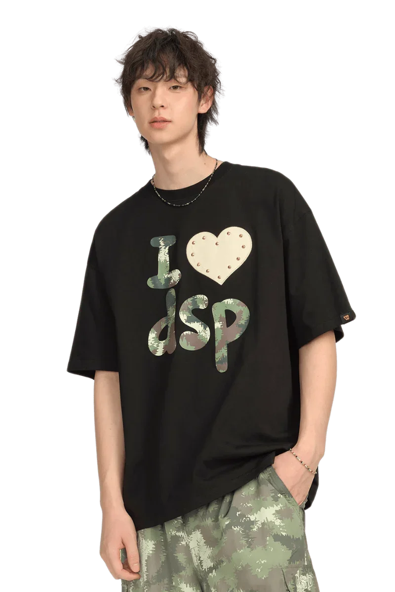Dangerous People Love DSP Stud Tee - ShaLaoBan