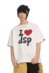 Dangerous People Love DSP Stud Tee - ShaLaoBan