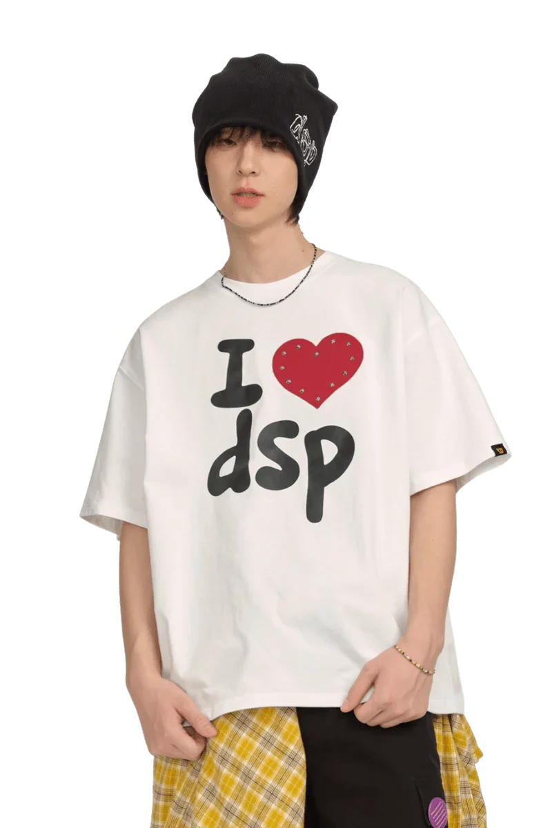 Dangerous People Love DSP Stud Tee - ShaLaoBan