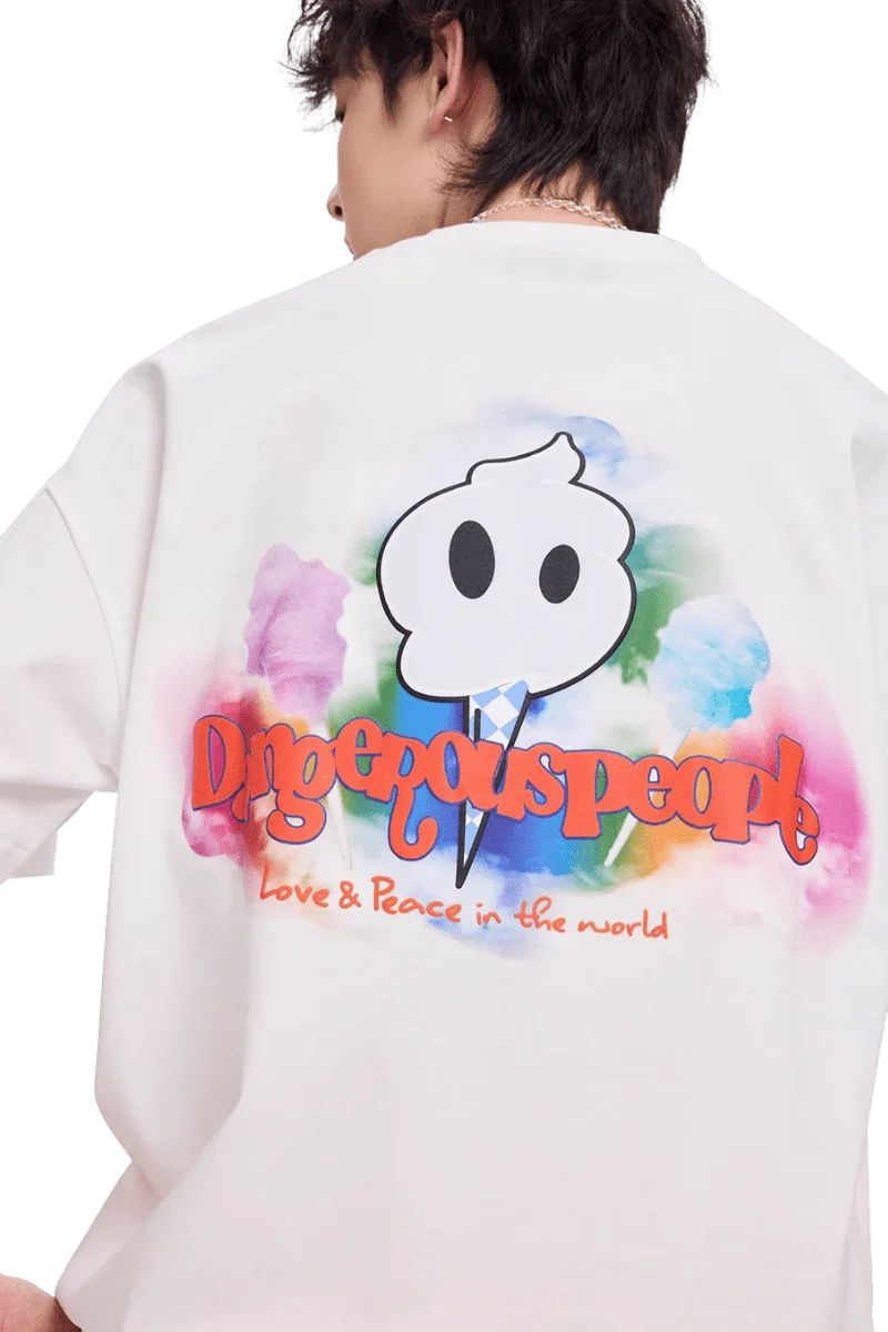 Dangerous People Marshmallow Tee - ShaLaoBan