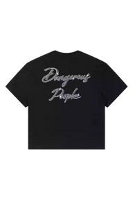 Dangerous People Metallic Pin Rose Tee