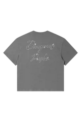 Dangerous People Metallic Pin Rose Tee