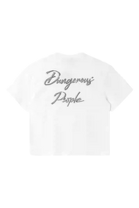 Dangerous People Metallic Pin Rose Tee