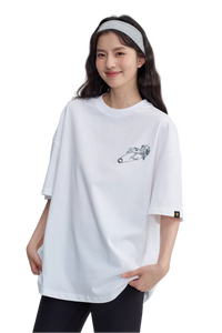 Dangerous People Metallic Pin Rose Tee