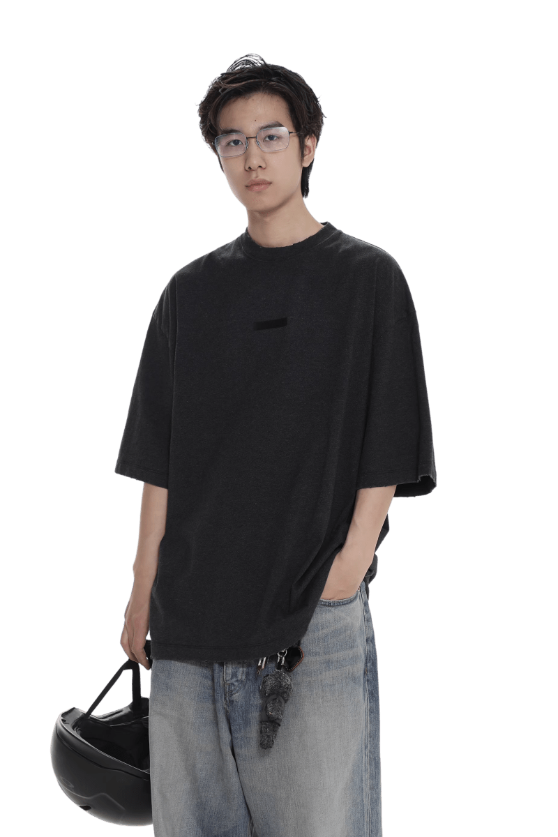 Masonprince Middle Rubber Logo Tee - ShaLaoBan