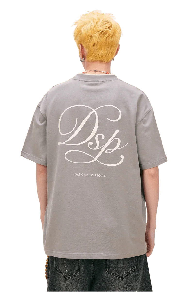Dangerous People Mini Embossed Paper Bag Man Tee - ShaLaoBan