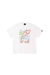 Dangerous People MultiColoured Front Graffiti Tee - ShaLaoBan
