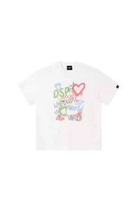 Dangerous People MultiColoured Front Graffiti Tee - ShaLaoBan