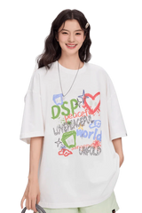 Dangerous People MultiColoured Front Graffiti Tee - ShaLaoBan