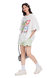 Dangerous People MultiColoured Front Graffiti Tee - ShaLaoBan