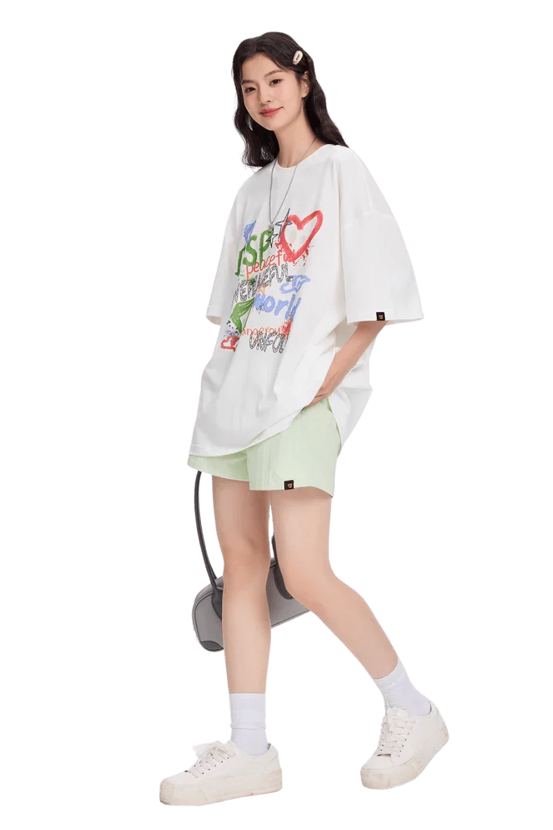Dangerous People MultiColoured Front Graffiti Tee - ShaLaoBan