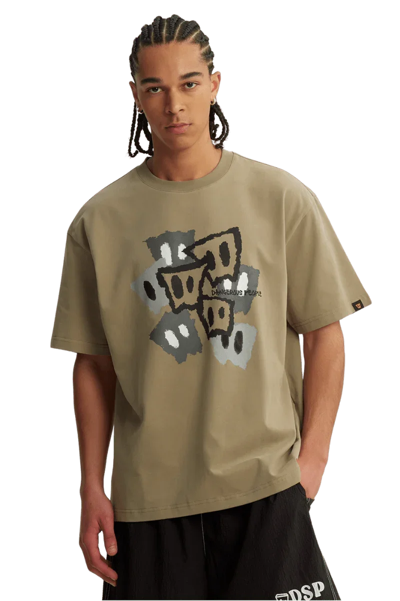 Dangerous People Multi Paper Bag Tee - ShaLaoBan