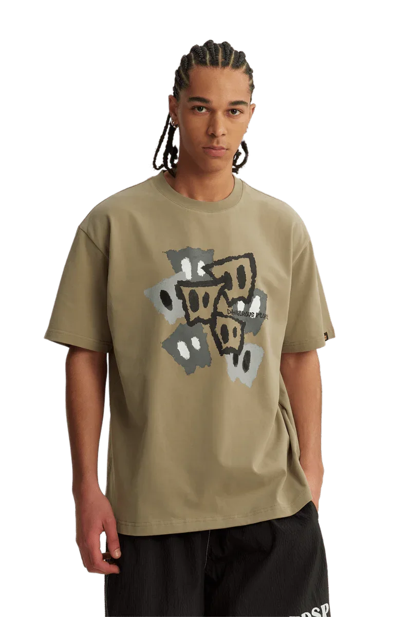 Dangerous People Multi Paper Bag Tee - ShaLaoBan