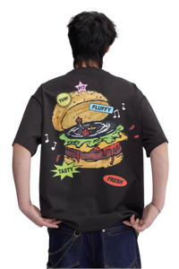 Dangerous People Music Box Hamburger Tee