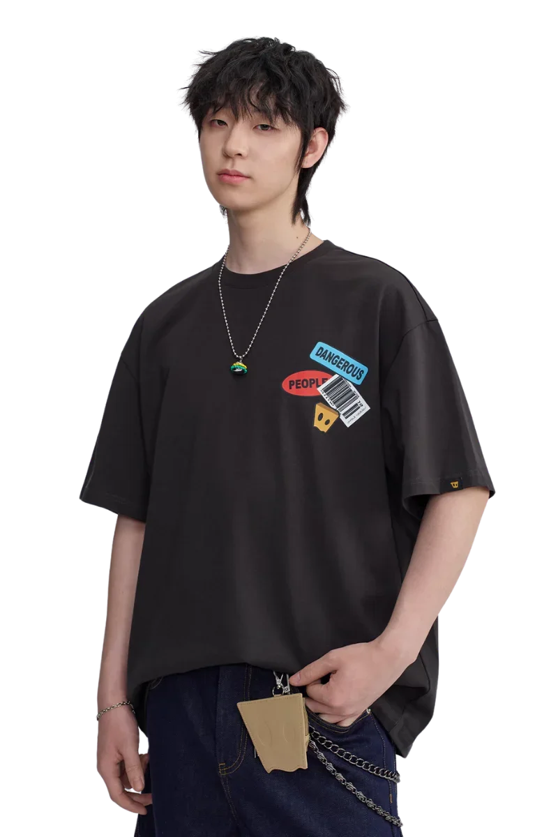 Dangerous People Music Box Hamburger Tee