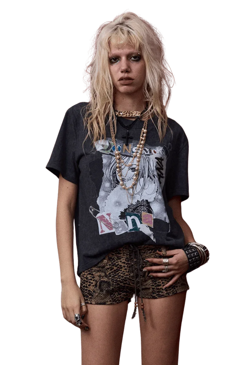IDontSmoke x NANA Retro Stamp Tee - ShaLaoBan