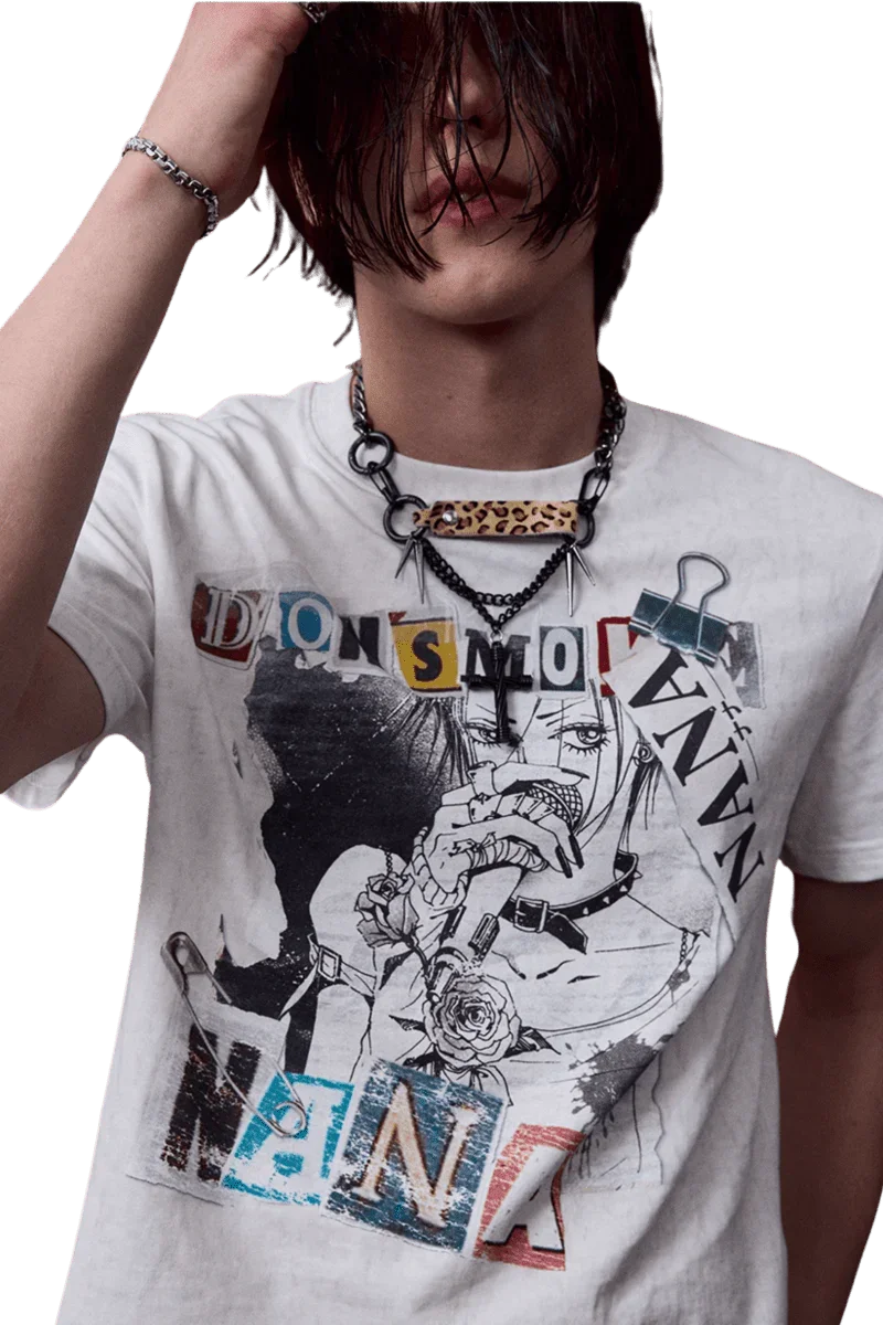 IDontSmoke x NANA Retro Stamp Tee - ShaLaoBan