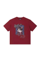 Dangerous People Oil Painting Cat Tee - ShaLaoBan