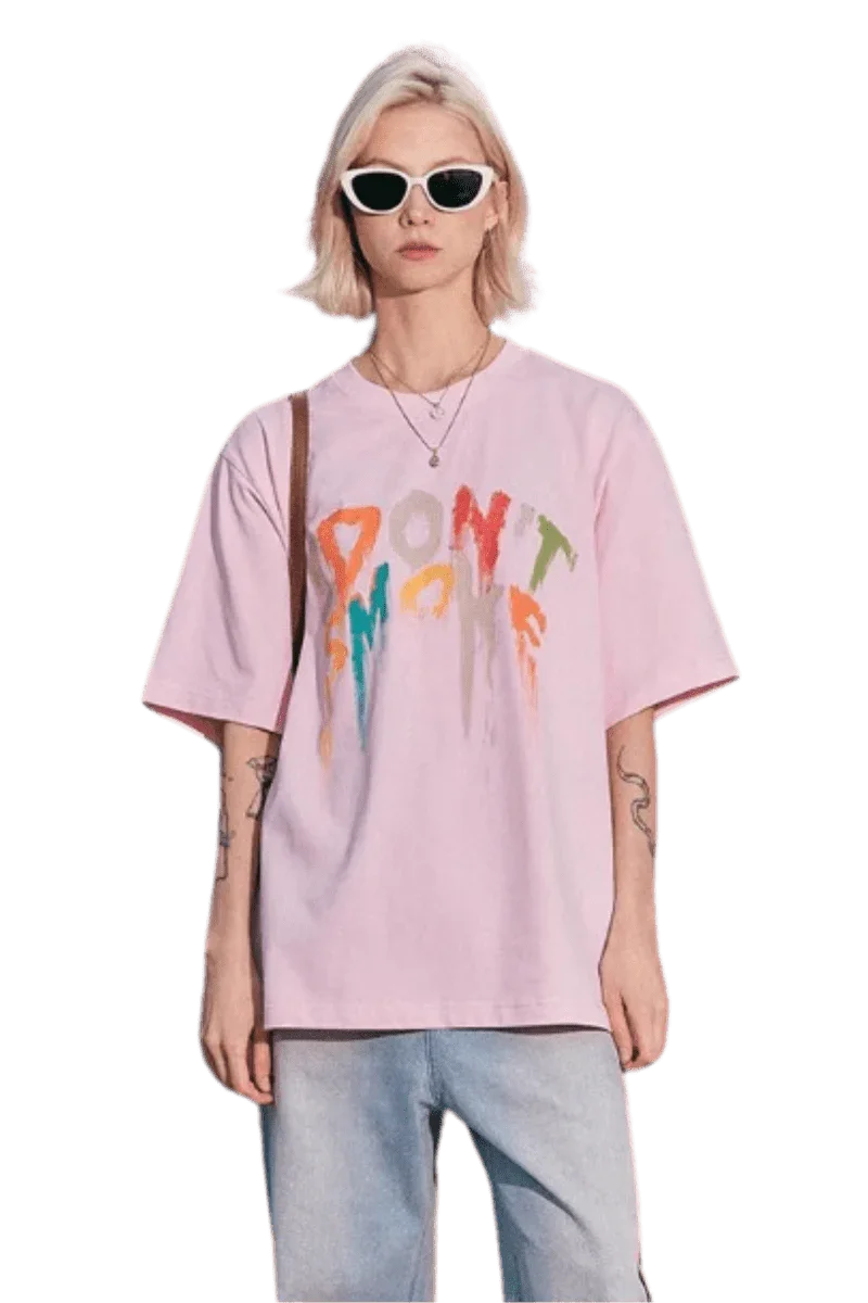 IDontSmoke Paint Graffiti Tee - ShaLaoBan