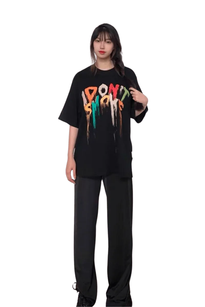 IDontSmoke Paint Graffiti Tee - ShaLaoBan