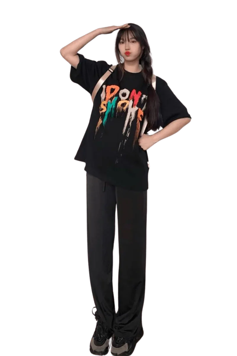 IDontSmoke Paint Graffiti Tee - ShaLaoBan
