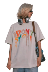 IDontSmoke Paint Graffiti Tee - ShaLaoBan