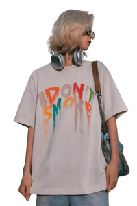 IDontSmoke Paint Graffiti Tee - ShaLaoBan