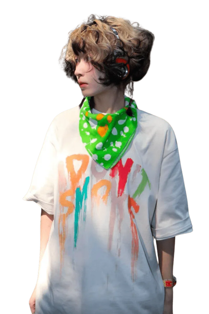 IDontSmoke Paint Graffiti Tee - ShaLaoBan