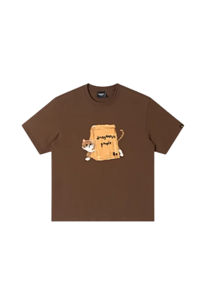 Dangerous People Paper Bag Cat Tee