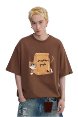 Dangerous People Paper Bag Cat Tee