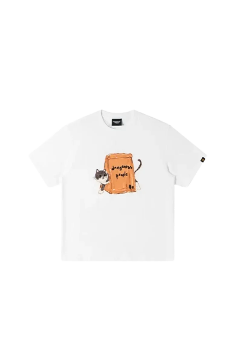 Dangerous People Paper Bag Cat Tee
