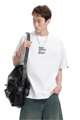 Dangerous People Paper Bag Man Crown Graffiti Tee - ShaLaoBan