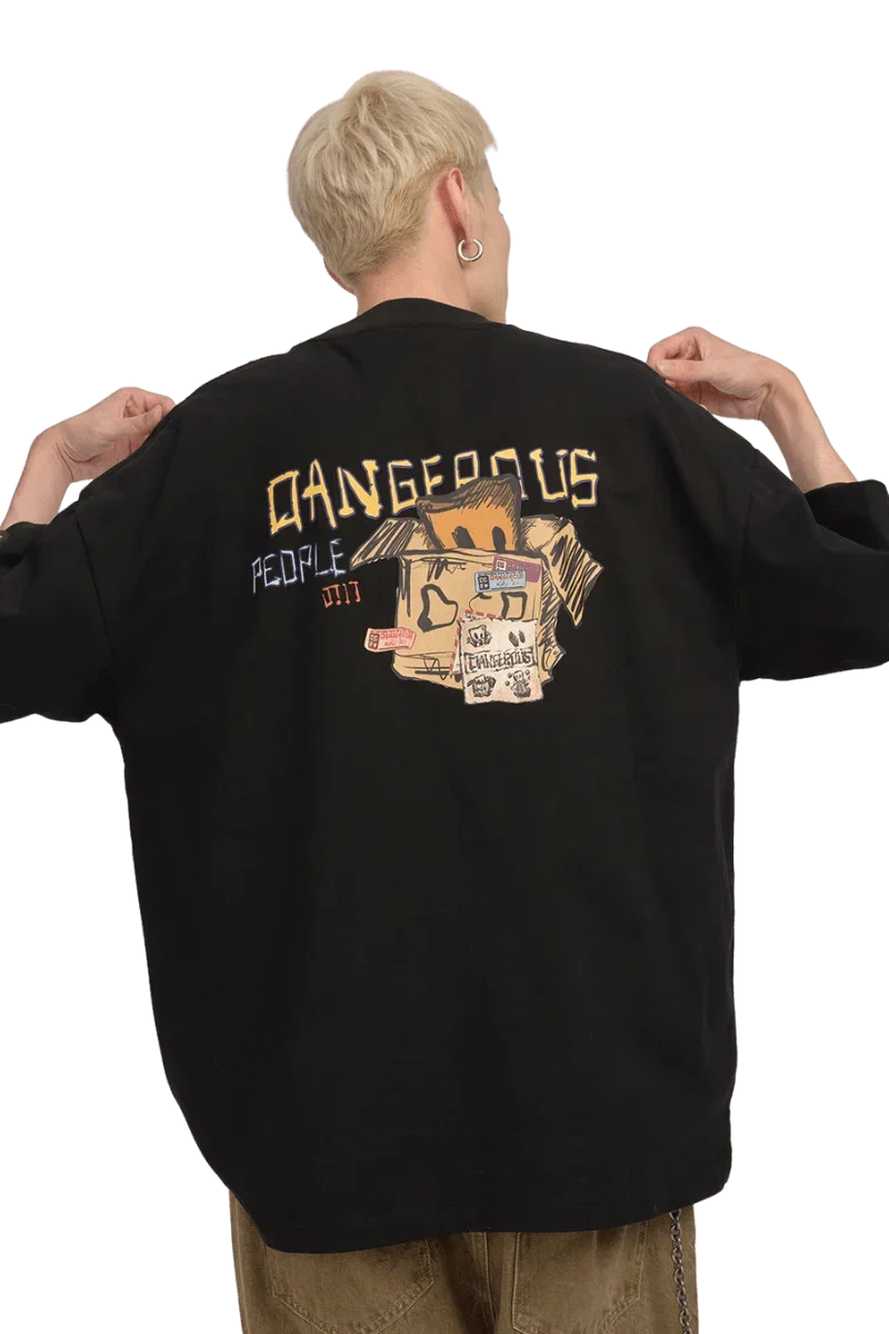 Dangerous People Paper Bag Parcel Tee - ShaLaoBan