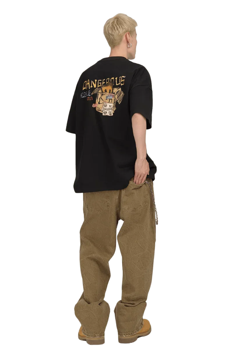 Dangerous People Paper Bag Parcel Tee - ShaLaoBan