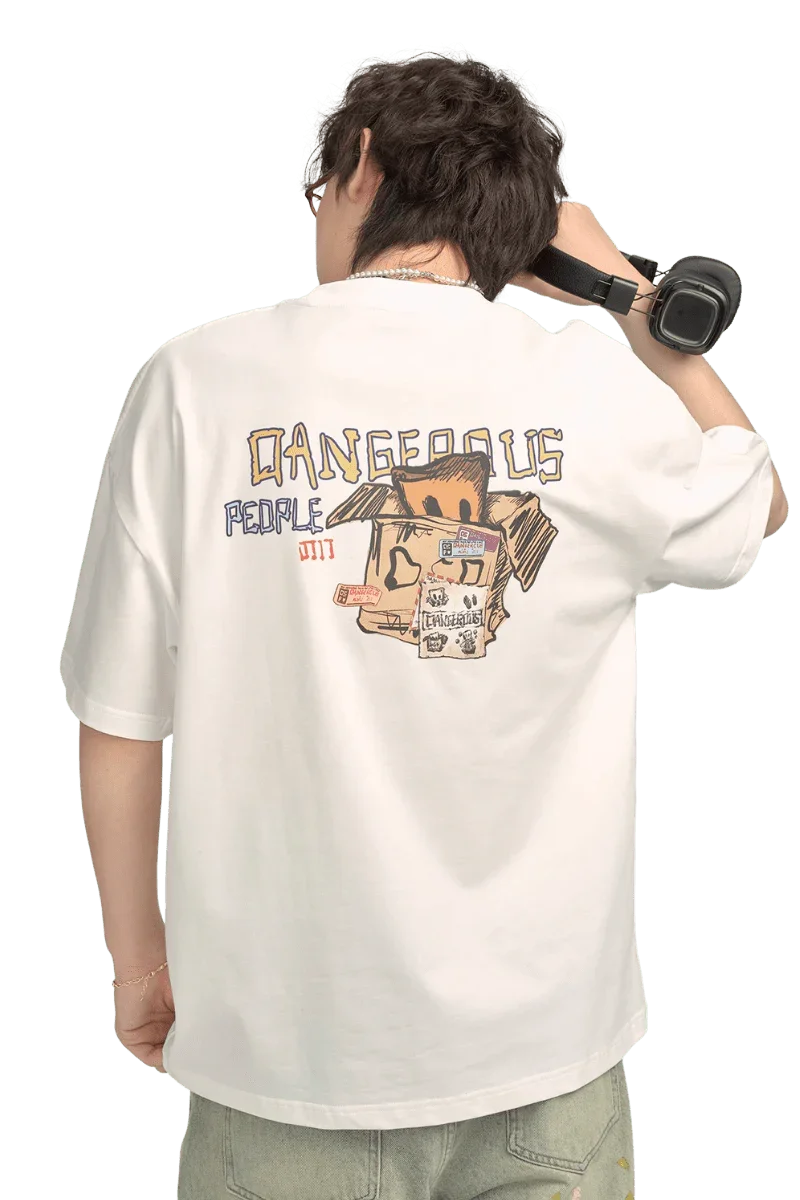 Dangerous People Paper Bag Parcel Tee - ShaLaoBan