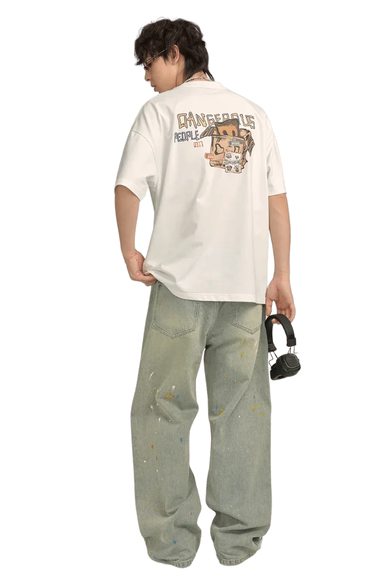 Dangerous People Paper Bag Parcel Tee - ShaLaoBan