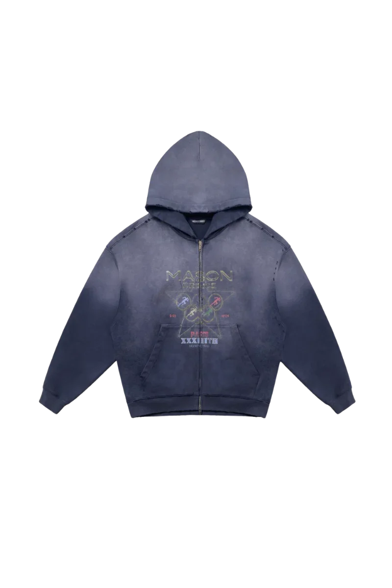 MasonPrince Paris Five Rings Zip-Up Jacket