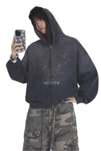 MasonPrince Paris Five Rings Zip-Up Jacket