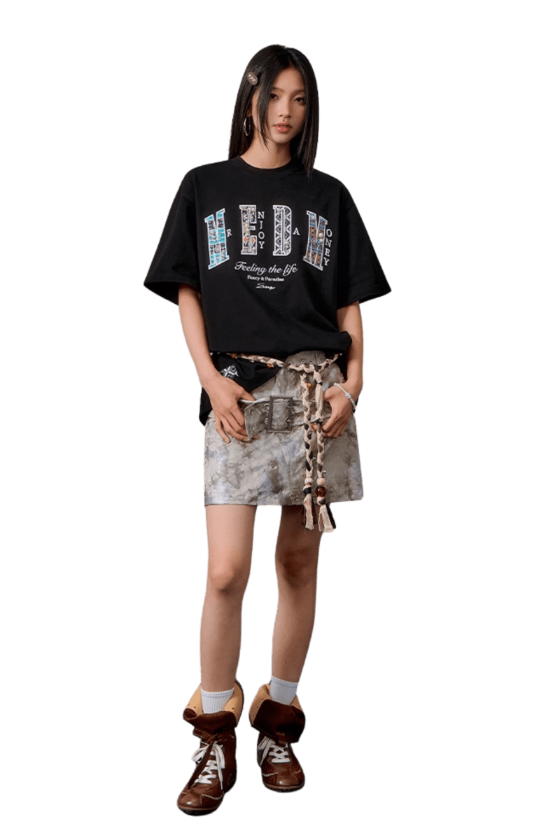 MEDM SS25 Pearl Tribal Tee