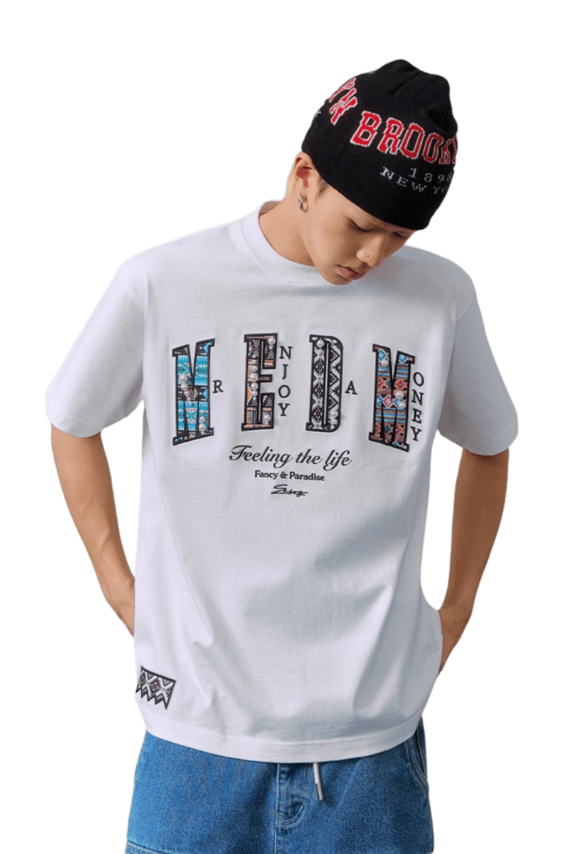 MEDM SS25 Pearl Tribal Tee