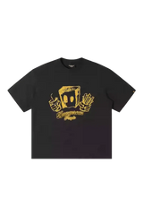 Dangerous People Pixelated Fast Food Bag Man Tee - ShaLaoBan