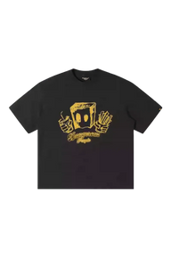 Dangerous People Pixelated Fast Food Bag Man Tee - ShaLaoBan