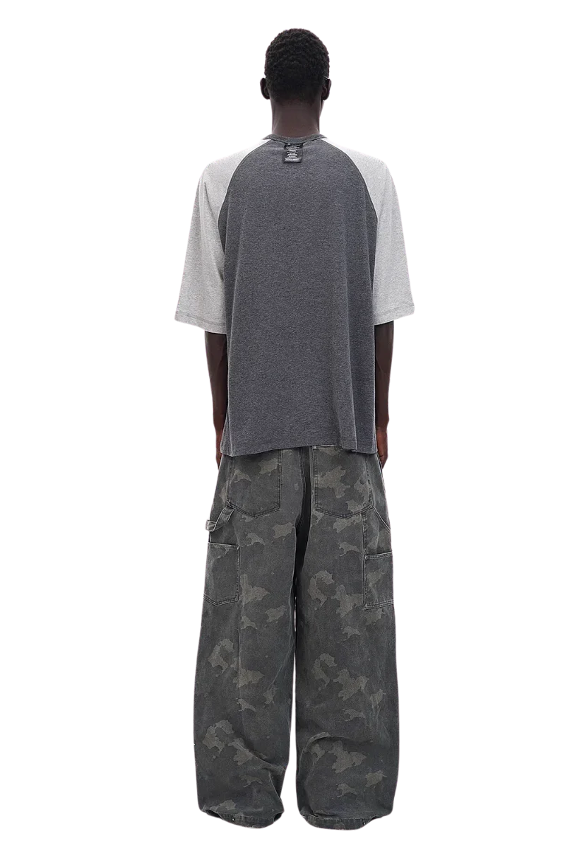 MasonPrince Punk Bear Raglan 3/4 Sleeve Tee