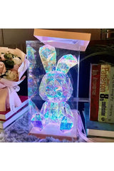Rabbit Holographic Rainbow LED Light Decoration Light
