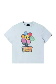 Dangerous People Rainbow Flower Pot Art Tee