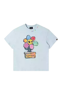 Dangerous People Rainbow Flower Pot Art Tee